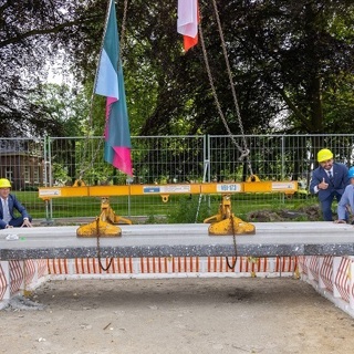 Foto fundering nieuwbouw