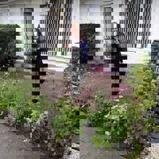 Make over blije bewoner